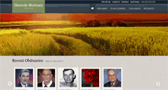 Desktop Screenshot of ebersolemortuary.com
